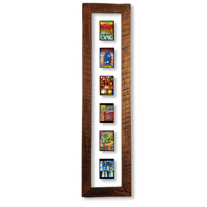 Cuadro Hundertwasser 150 x 38 cm Vertical (White)