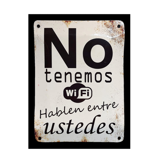 No tenemos Wifi (Bastidor Negro)