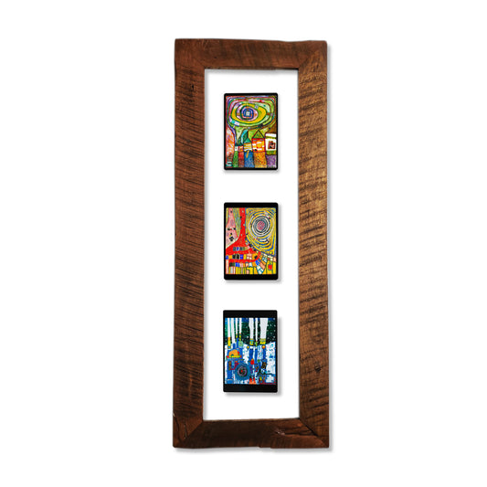 Cuadro Hundertwasser 85 x 38 cm Vertical Modelo 1 (White)